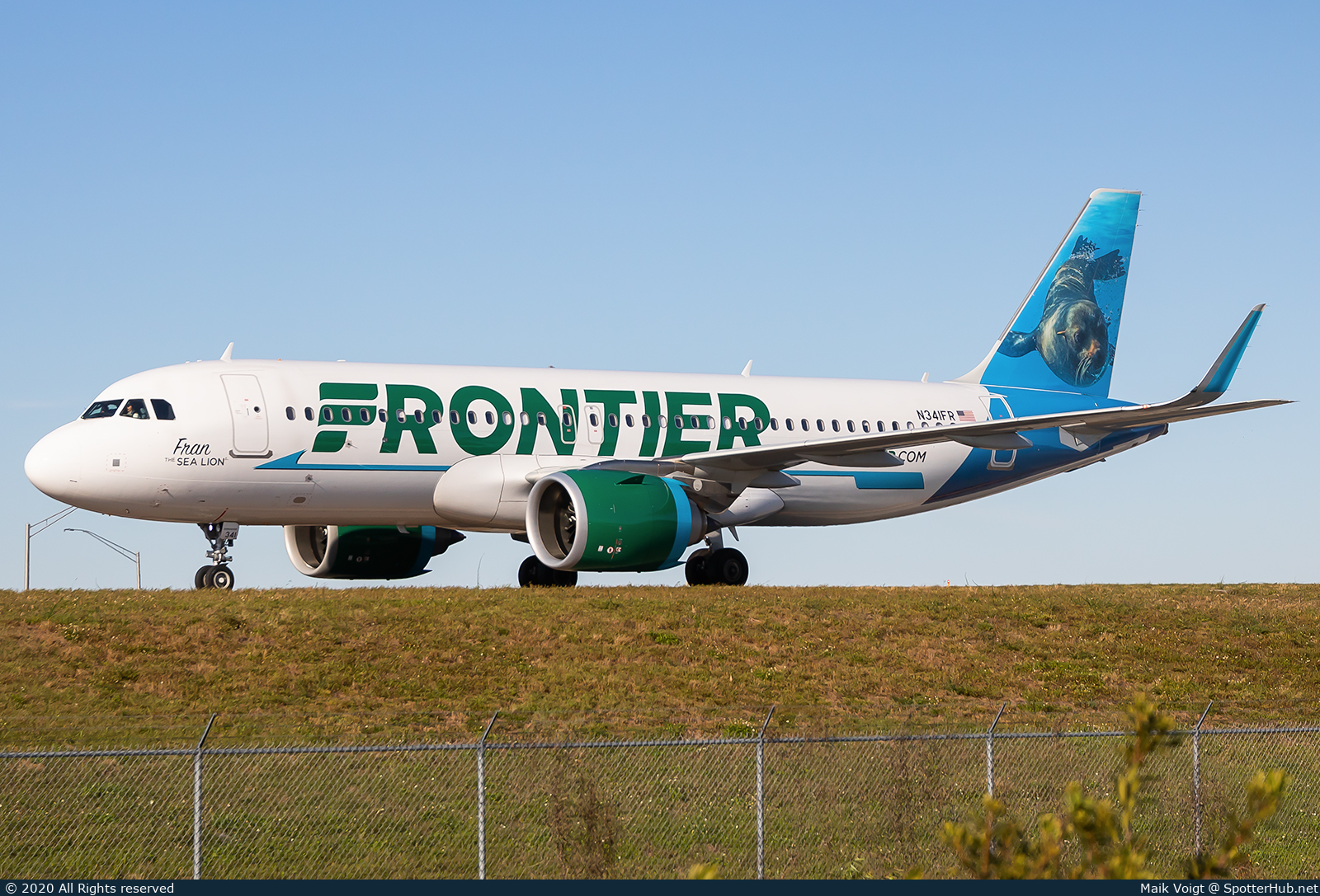 Photo of N341FR - Airbus A320-251N operated by Frontier Airlines