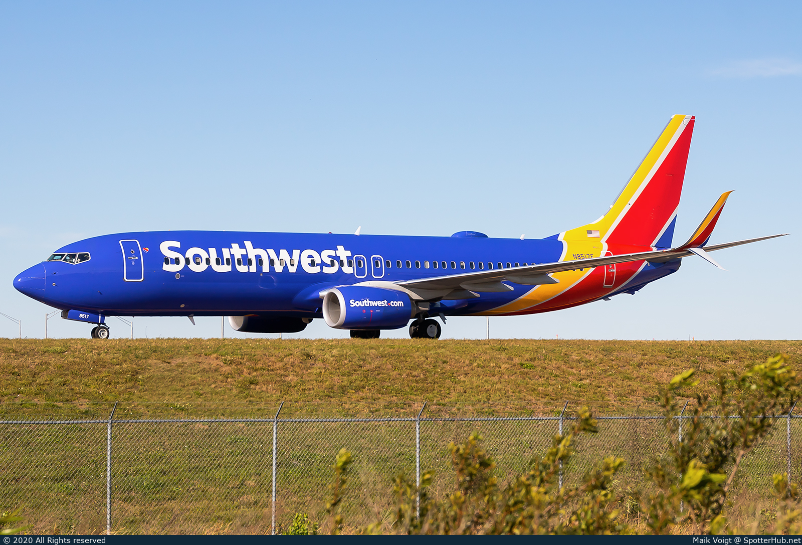 Photo of N8517F - Boeing 737-8H4 operated by Southwest Airlines