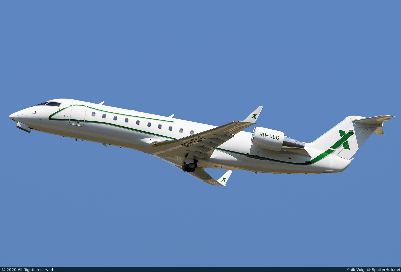 Photo of 9H-CLG - Bombardier Challenger 850 operated by AirX Charter