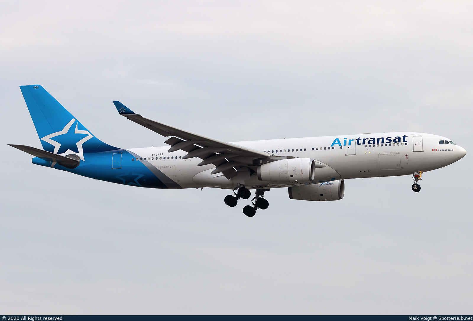 Photo of C-GPTS - Airbus A330-243 operated by Air Transat