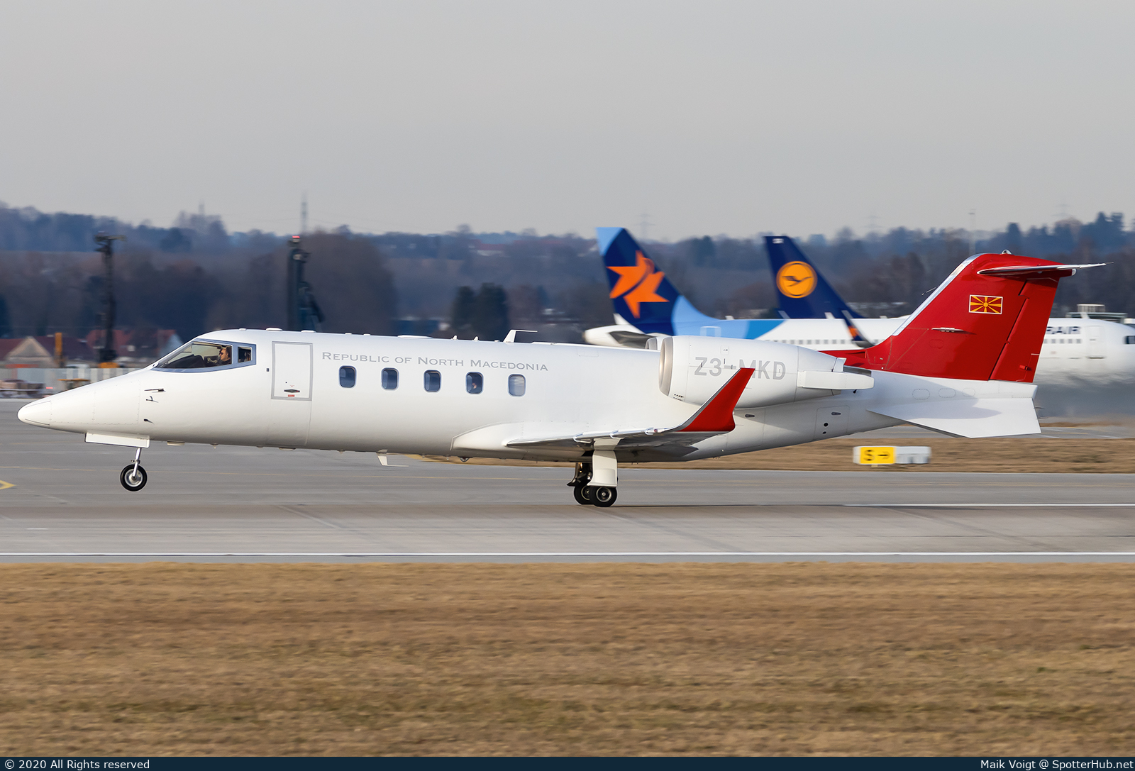 Photo of Z3-MKD - Bombardier Learjet 60 operated by Government of North Macedonia