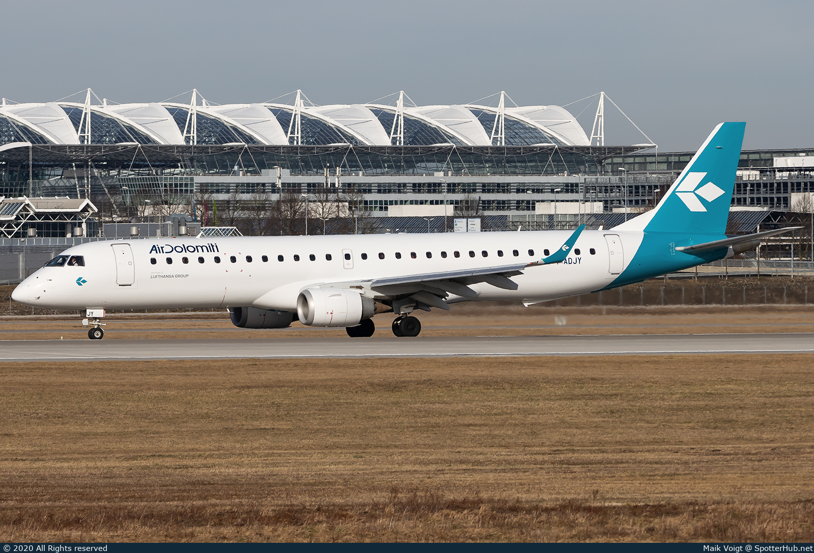 Photo of I-ADJY - Embraer ERJ-195LR operated by Air Dolomiti