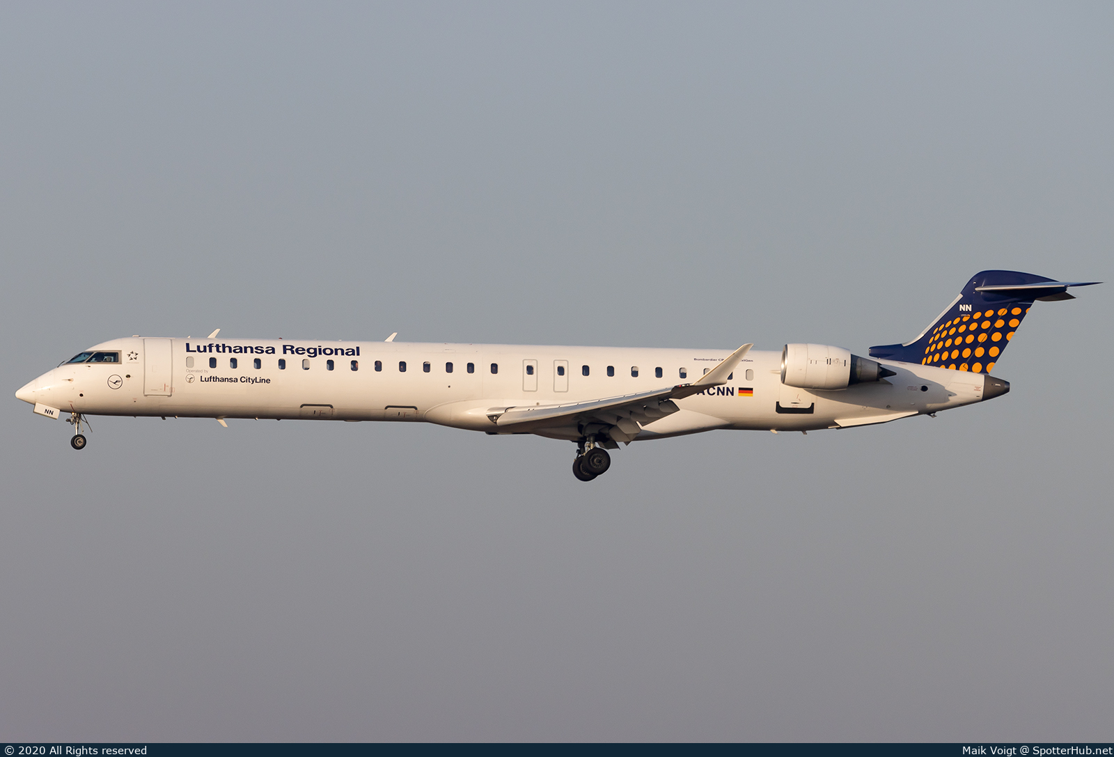 Photo of D-ACNN - Bombardier CRJ-900LR operated by Lufthansa CityLine