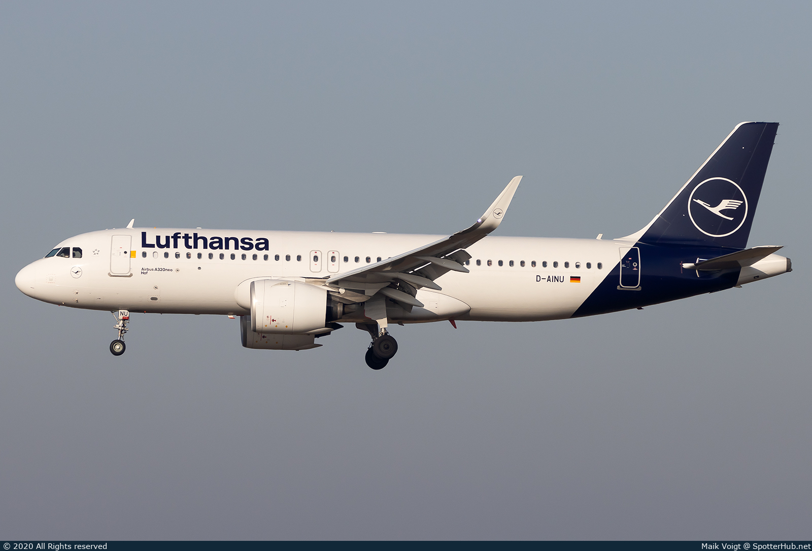 Photo of D-AINU - Airbus A320-271N operated by Lufthansa