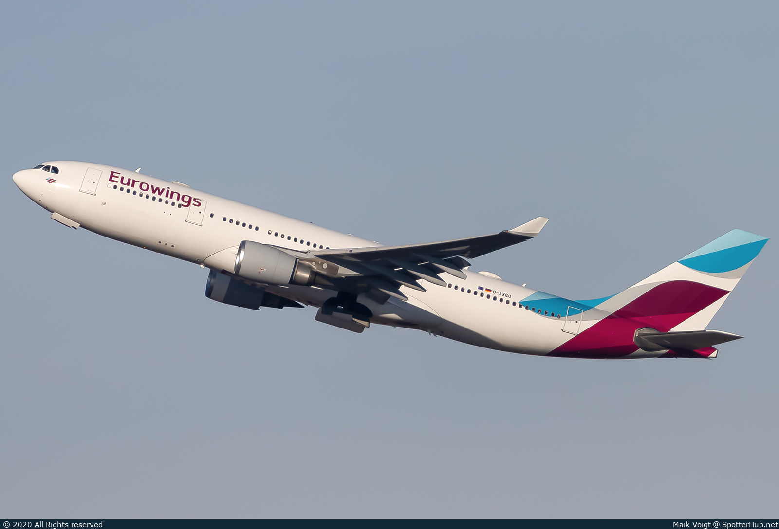 Photo of D-AXGG - Airbus A330-203 operated by Eurowings (opb SunExpress Germany)