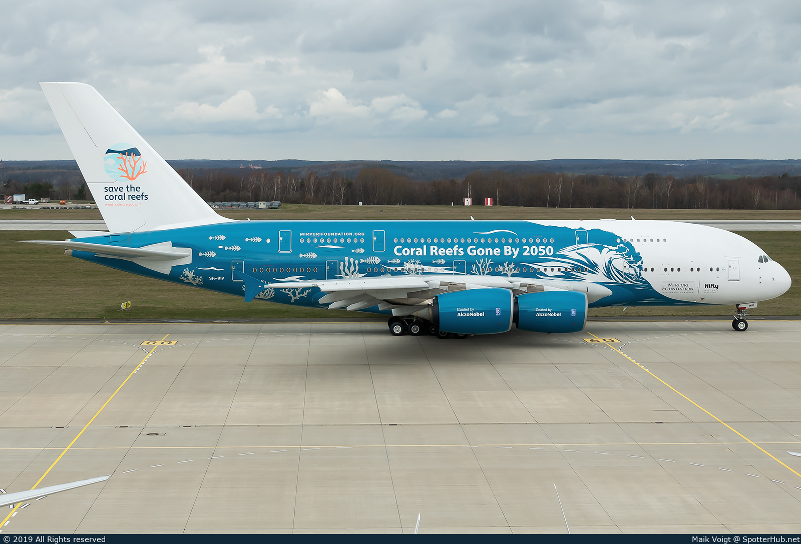 Photo of 9H-MIP - Airbus A380-841 operated by Hi Fly Malta