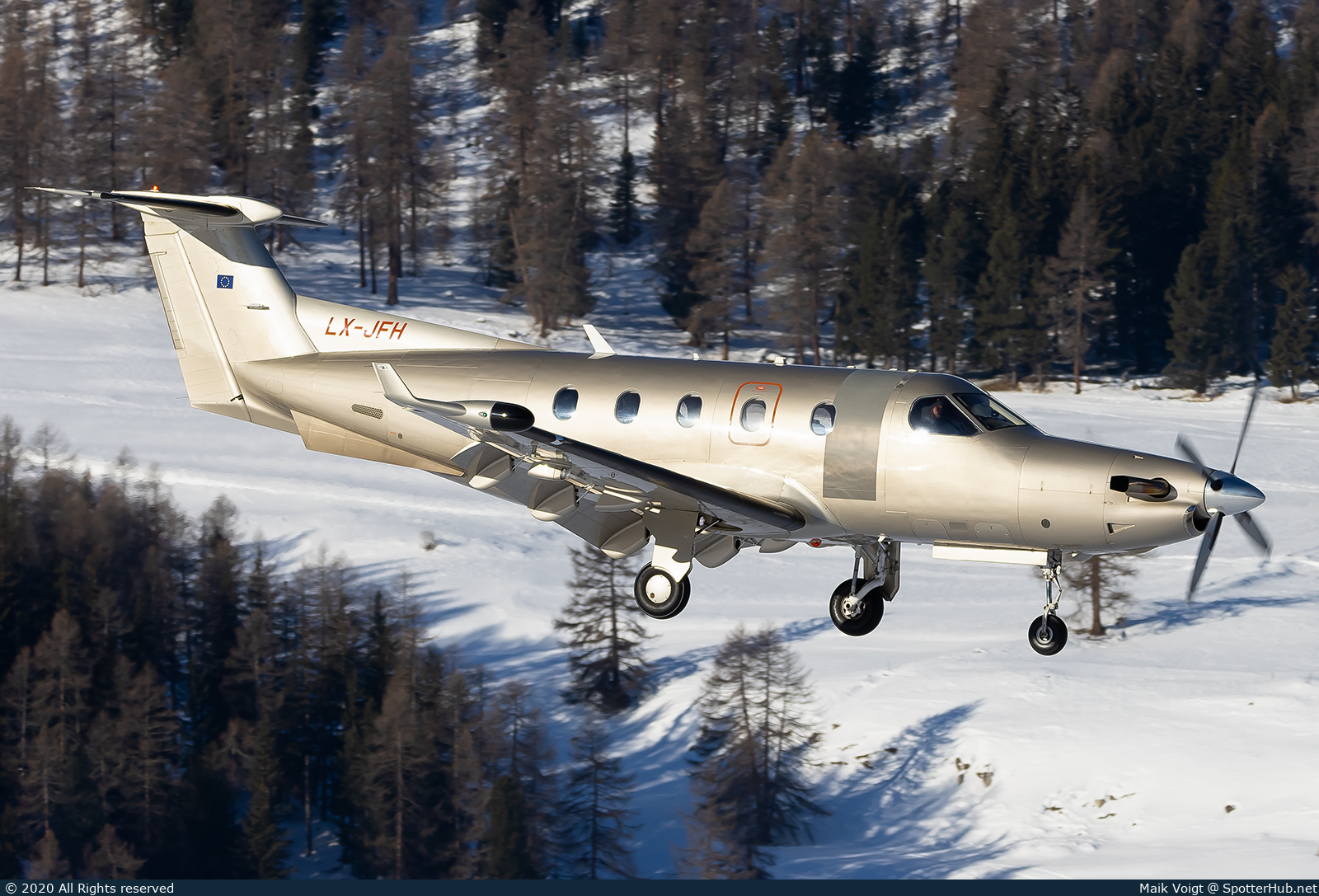 Photo of LX-JFH - Pilatus PC-12/45 operated by Jetfly Aviation