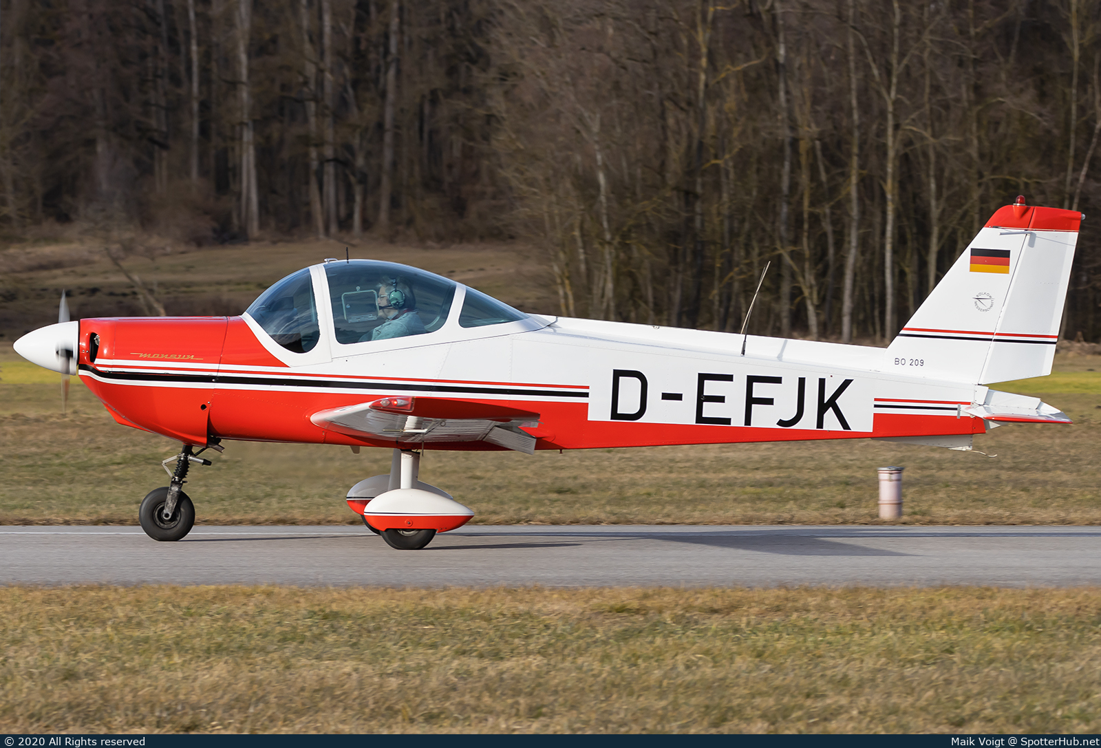 Photo of D-EFJK - Bölkow Bo.209 Monsun 160RV operated by Private
