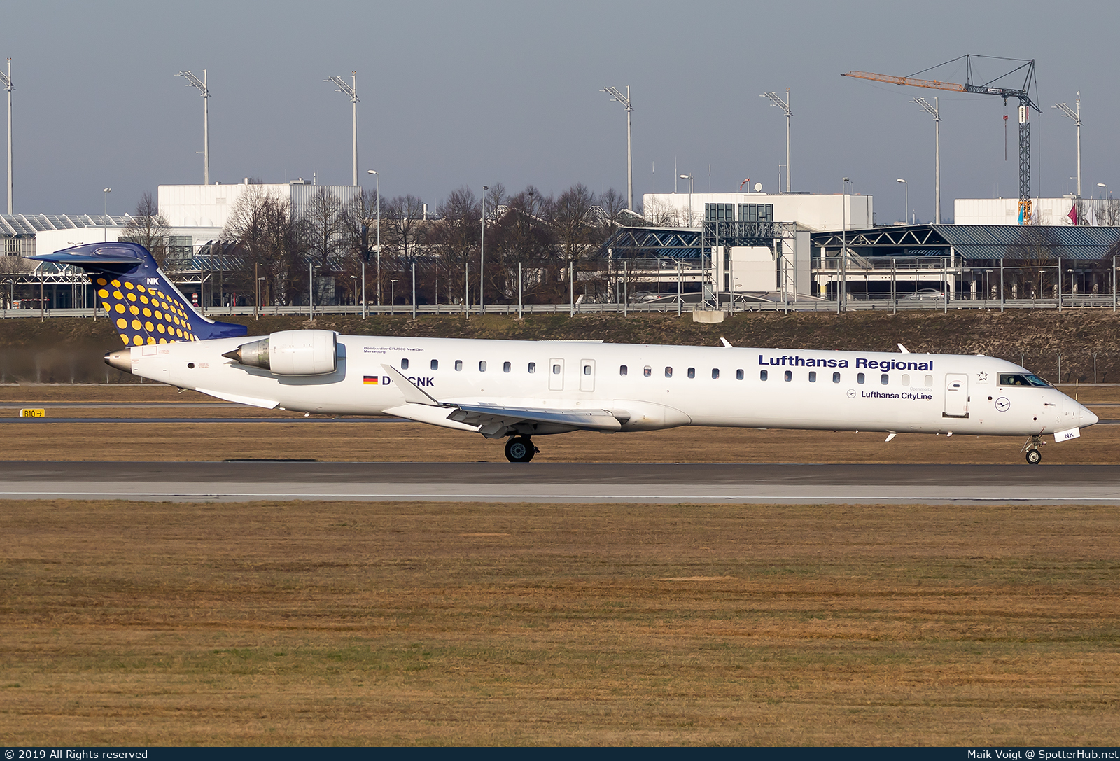 Photo of D-ACNK - Bombardier CRJ-900LR operated by Lufthansa CityLine
