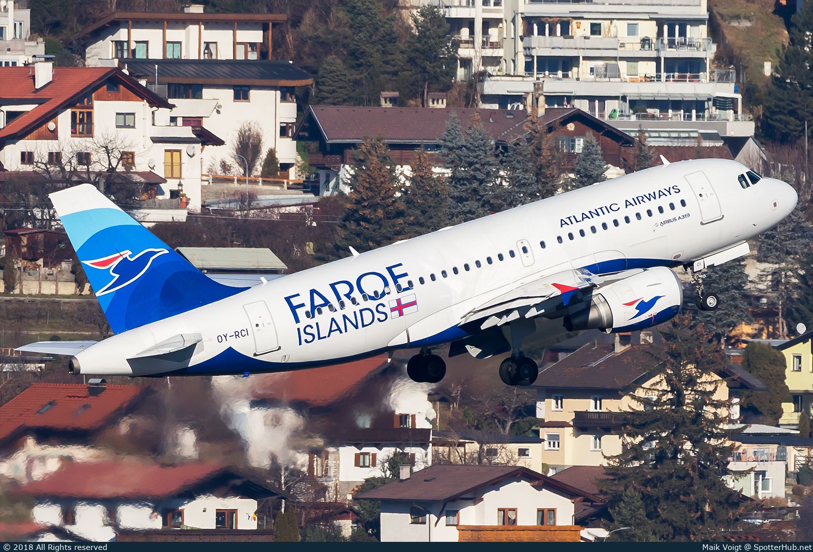 Photo of OY-RCI - Airbus A319-112 operated by Atlantic Airways