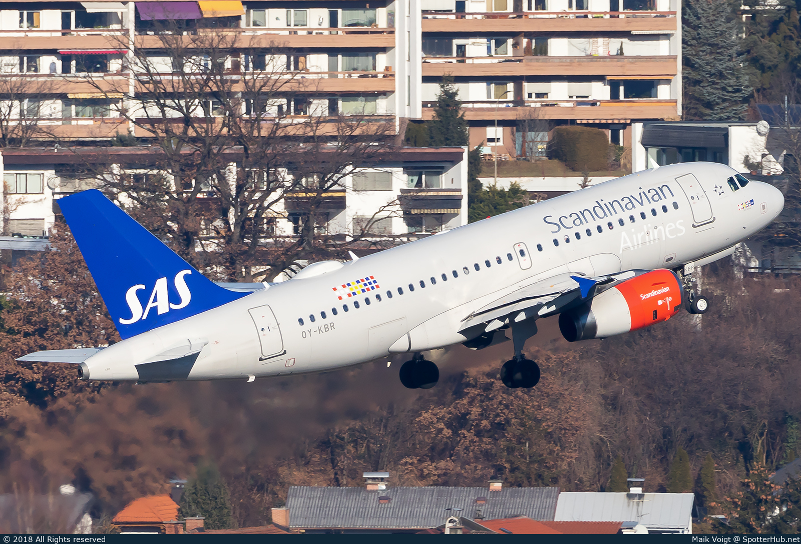 Photo of OY-KBR - Airbus A319-131 operated by SAS Scandinavian Airlines