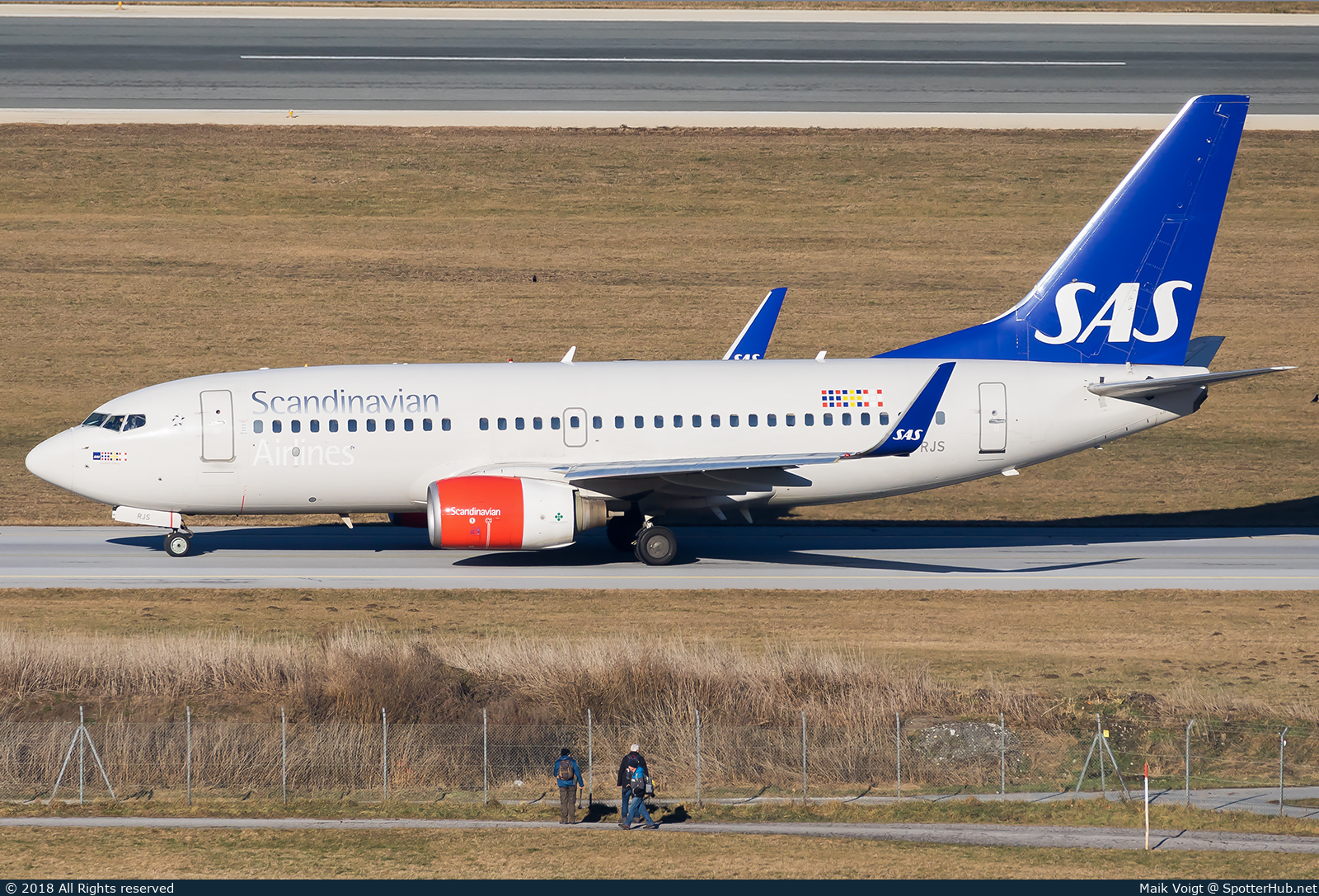 Photo of SE-RJS - Boeing 737-76N operated by SAS Scandinavian Airlines