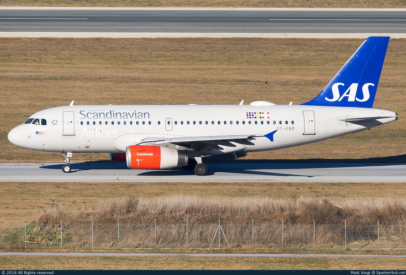 Photo of OY-KBR - Airbus A319-131 operated by SAS Scandinavian Airlines
