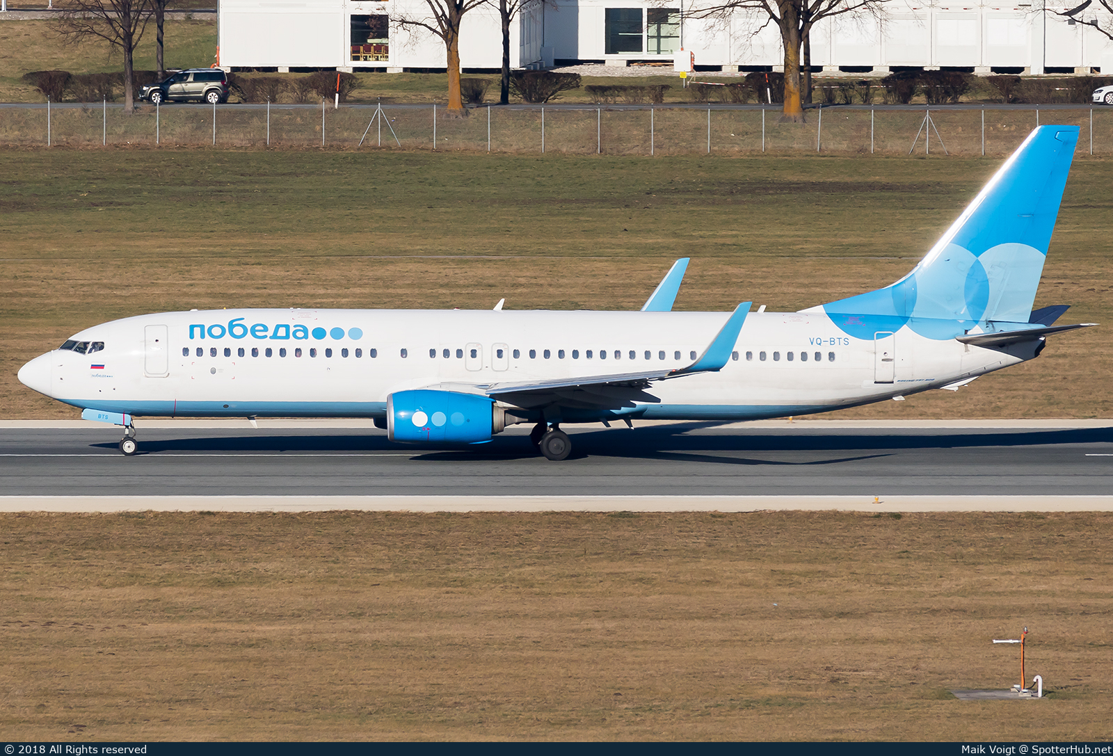Photo of VQ-BTS - Boeing 737-8FZ operated by Pobeda