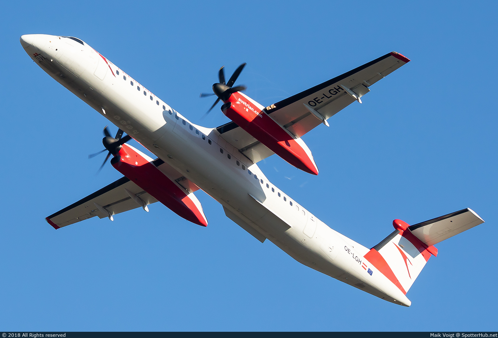 Photo of OE-LGH - Bombardier DHC-8-402 Dash 8 Q400 operated by Austrian Airlines