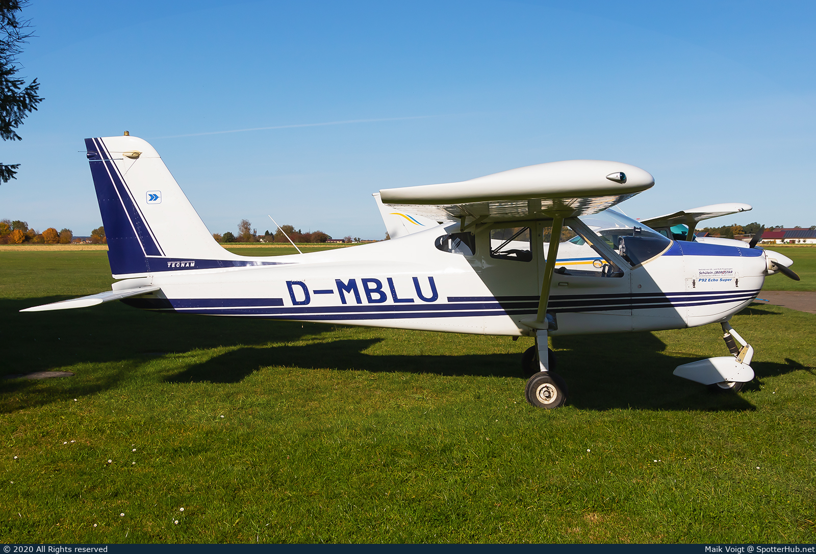 Photo of D-MBLU - Tecnam P92 Echo Super operated by Flugschule Tannheim