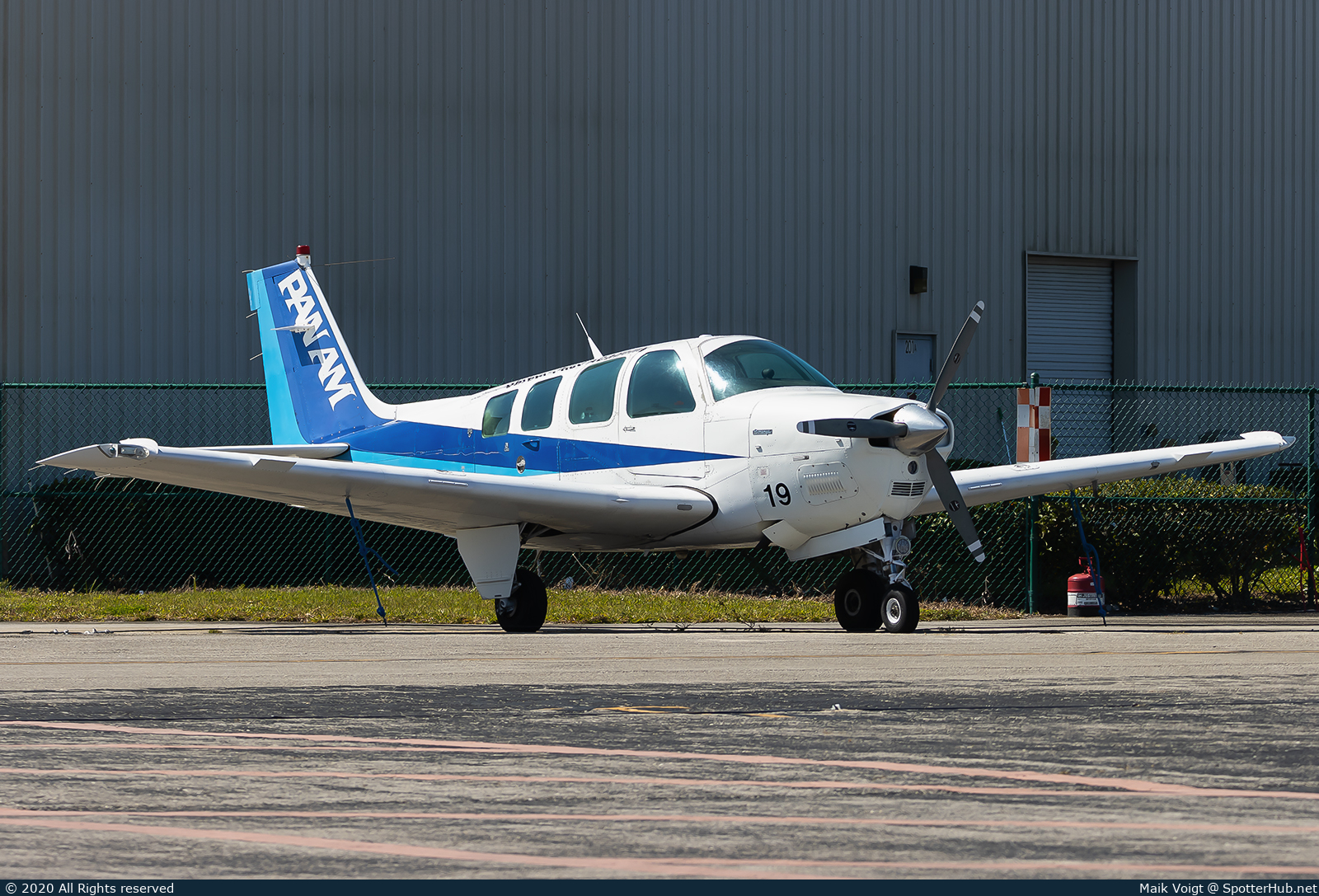 Photo of N819LA - Beechcraft A36 Bonanza operated by Pan Am Flight Academy
