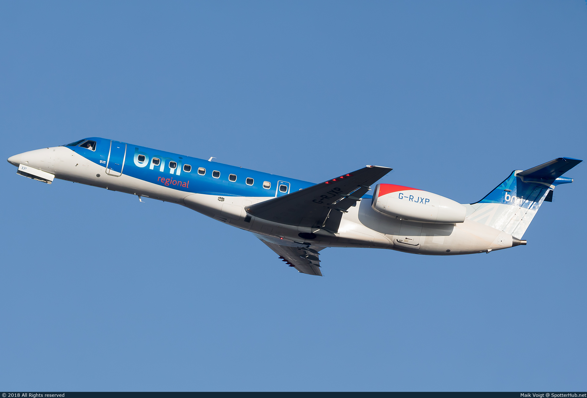 Photo of G-RJXP - Embraer ERJ-135ER operated by bmi Regional