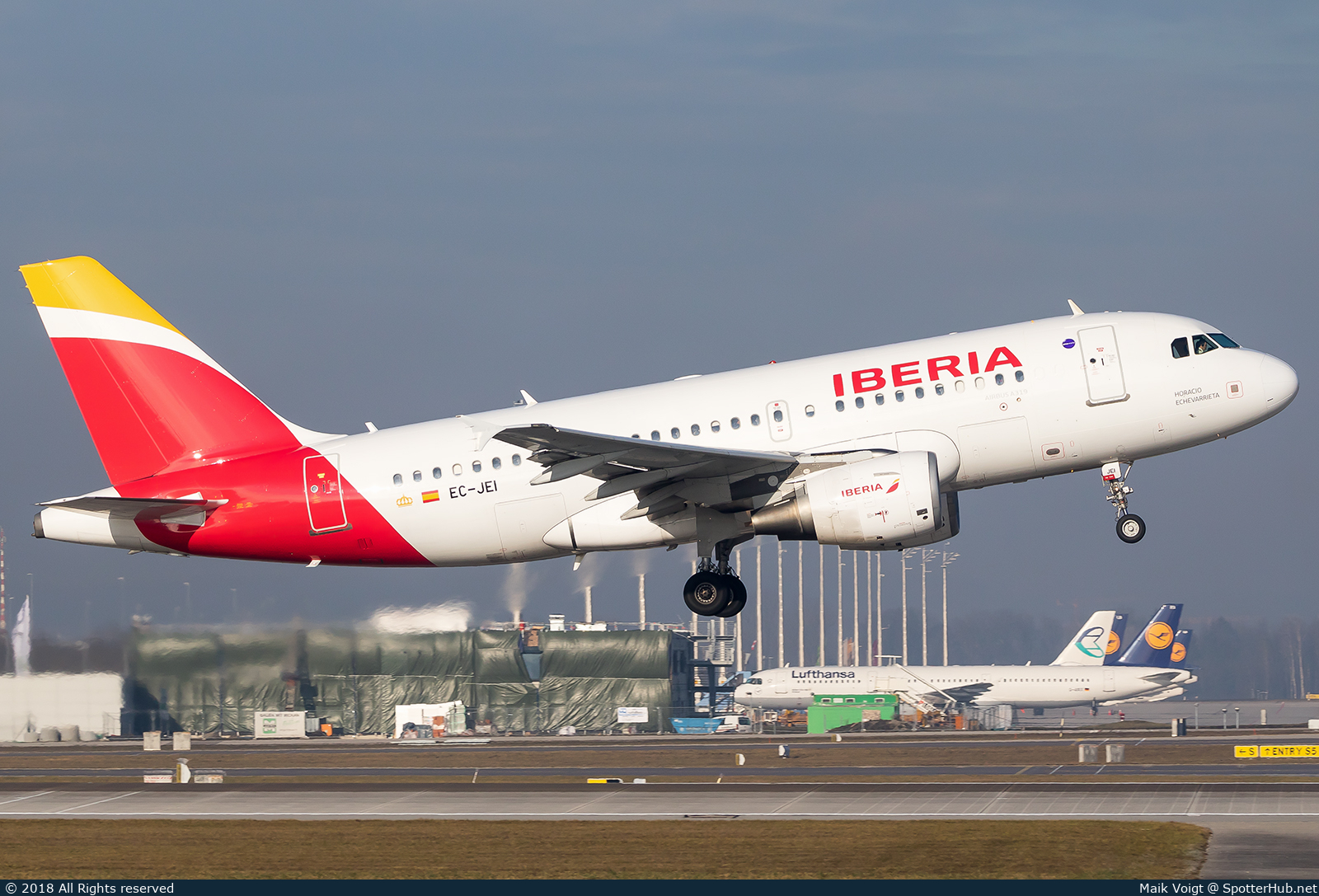 Photo of EC-JEI - Airbus A319-111 operated by Iberia