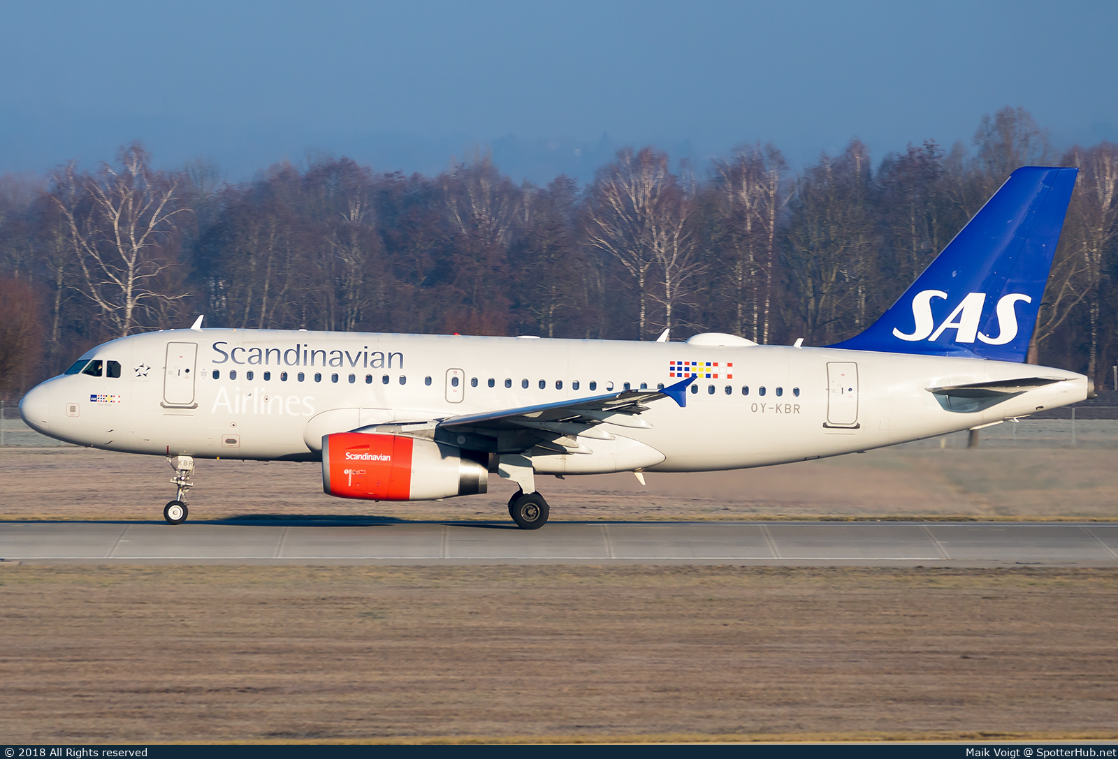 Photo of OY-KBR - Airbus A319-131 operated by SAS Scandinavian Airlines