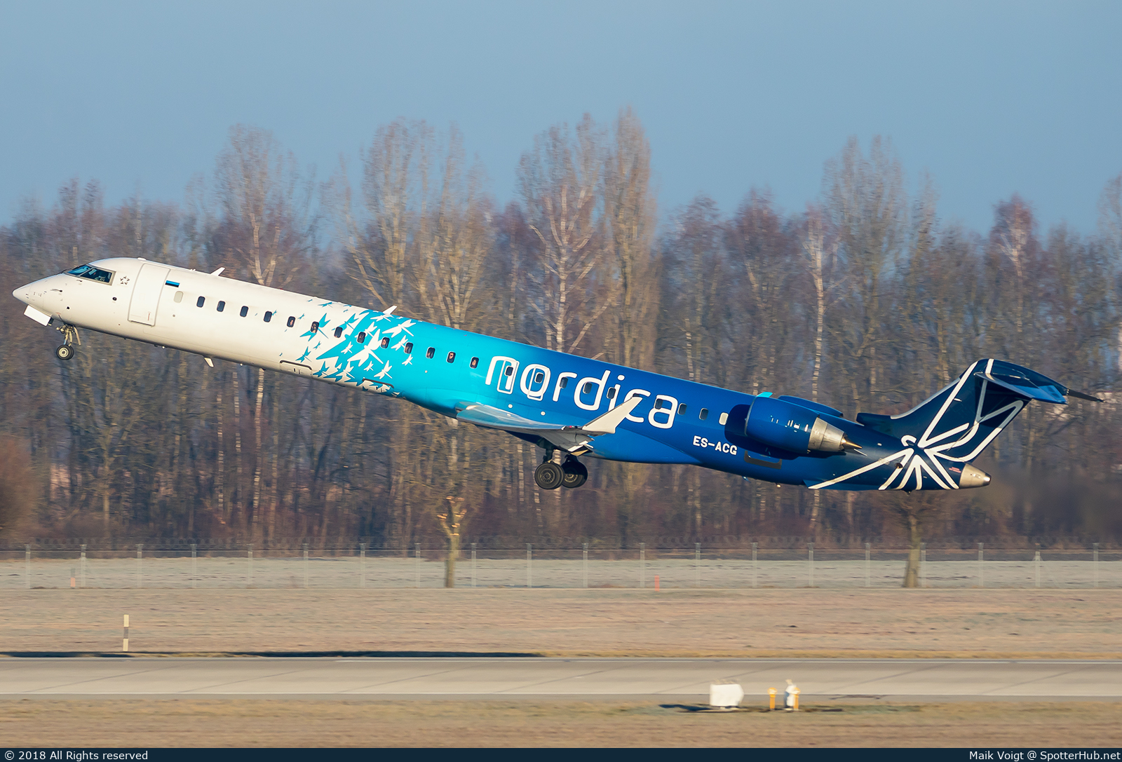 Photo of ES-ACG - Bombardier CRJ-900ER operated by Nordica (opb Regional Jet)