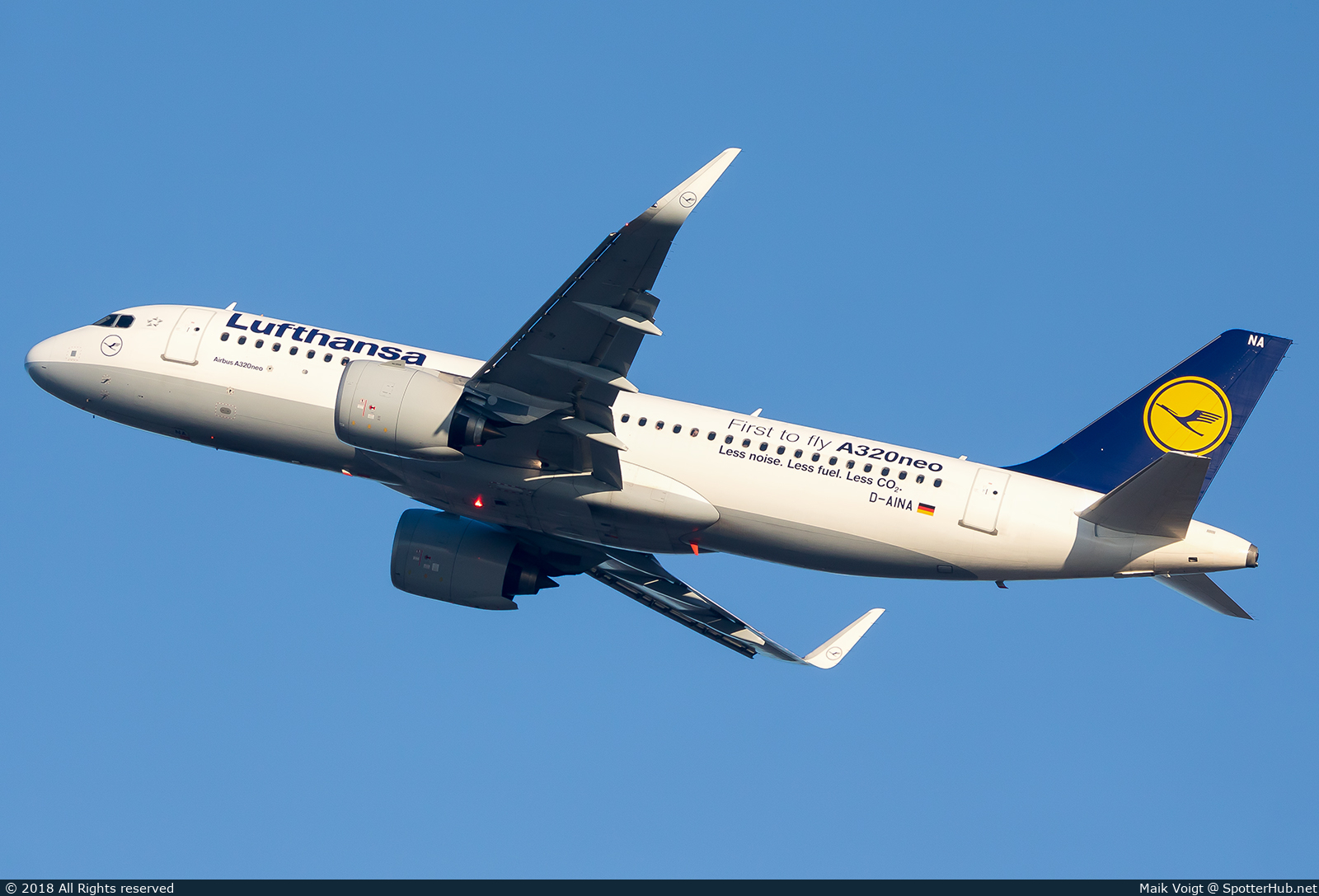 Photo of D-AINA - Airbus A320-271N operated by Lufthansa