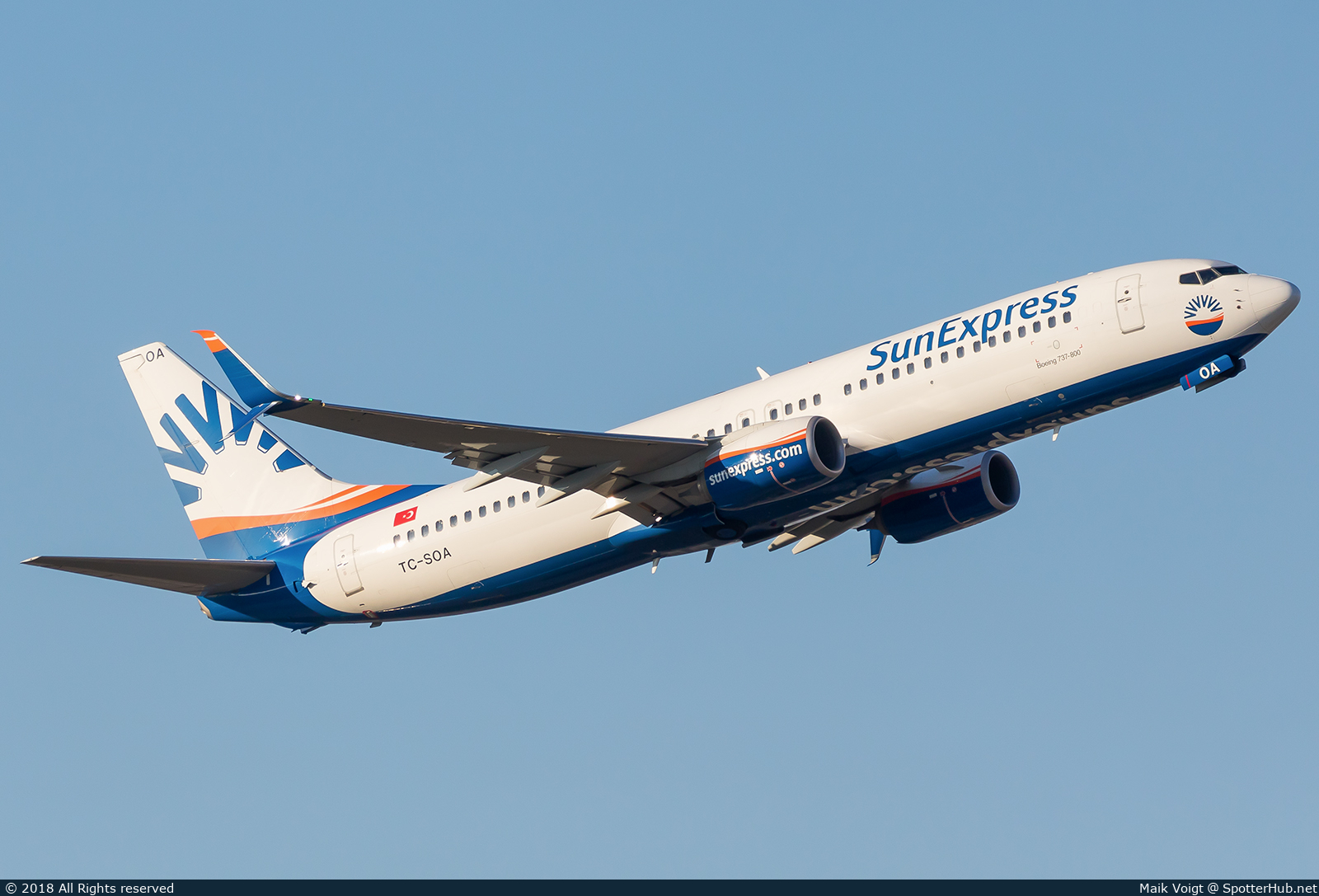 Photo of TC-SOA - Boeing 737-8HC operated by SunExpress