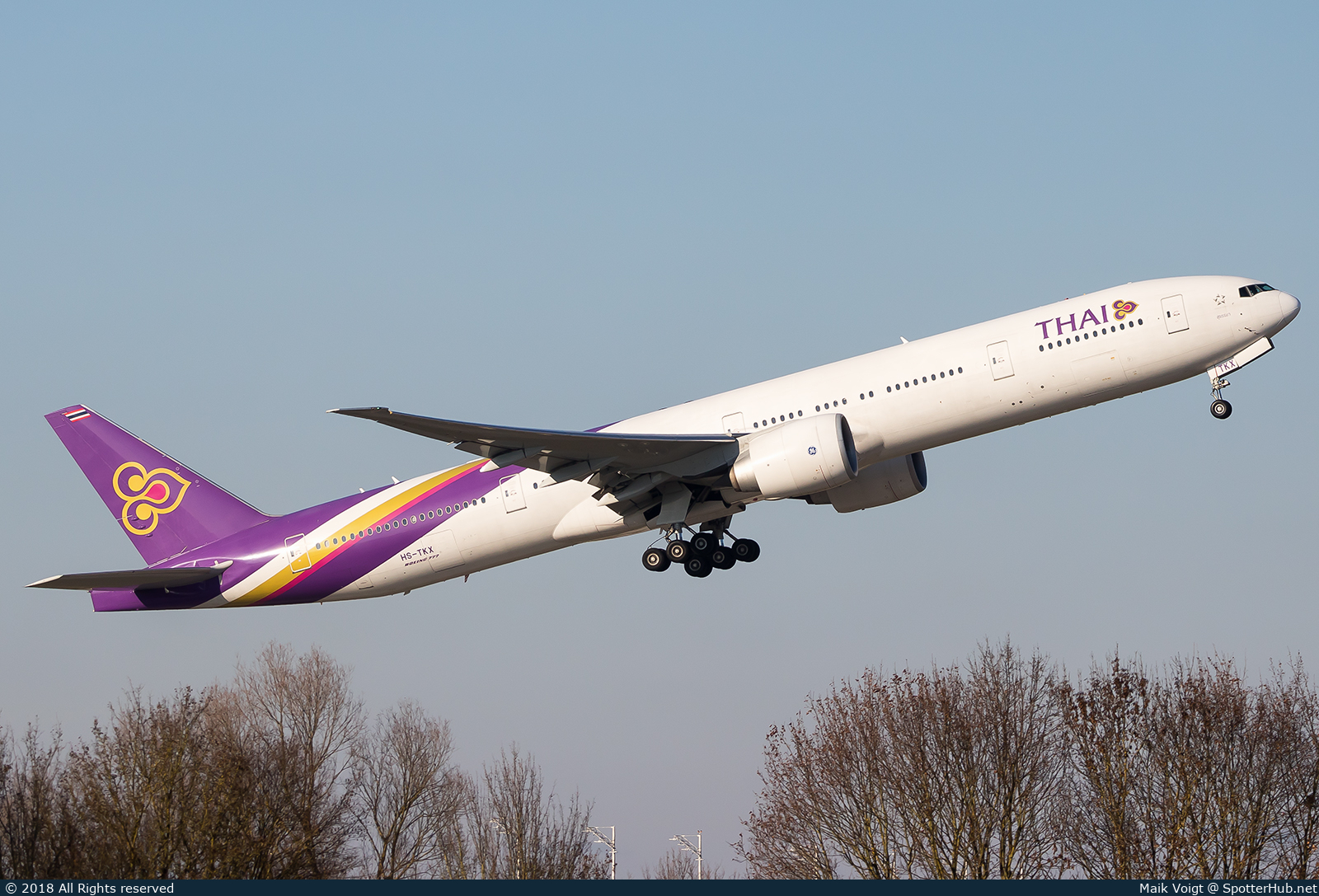 Photo of HS-TKX - Boeing 777-3D7(ER) operated by Thai Airways International