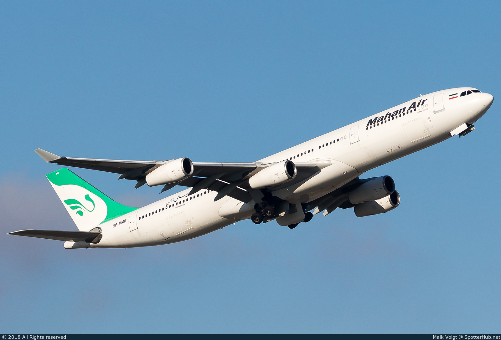 Photo of EP-MMB - Airbus A340-311 operated by Mahan Air