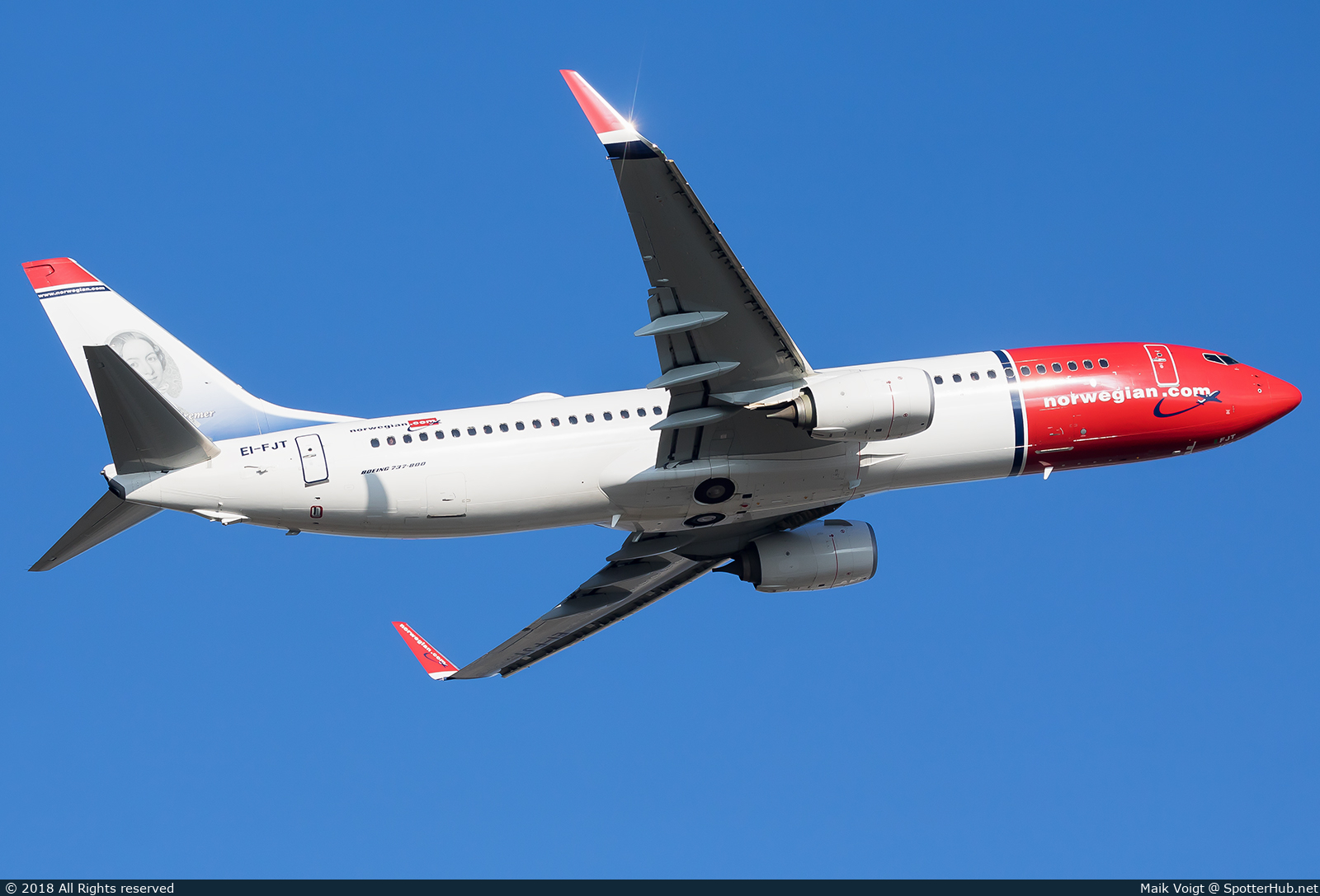 Photo of EI-FJT - Boeing 737-8JP operated by Norwegian Air International