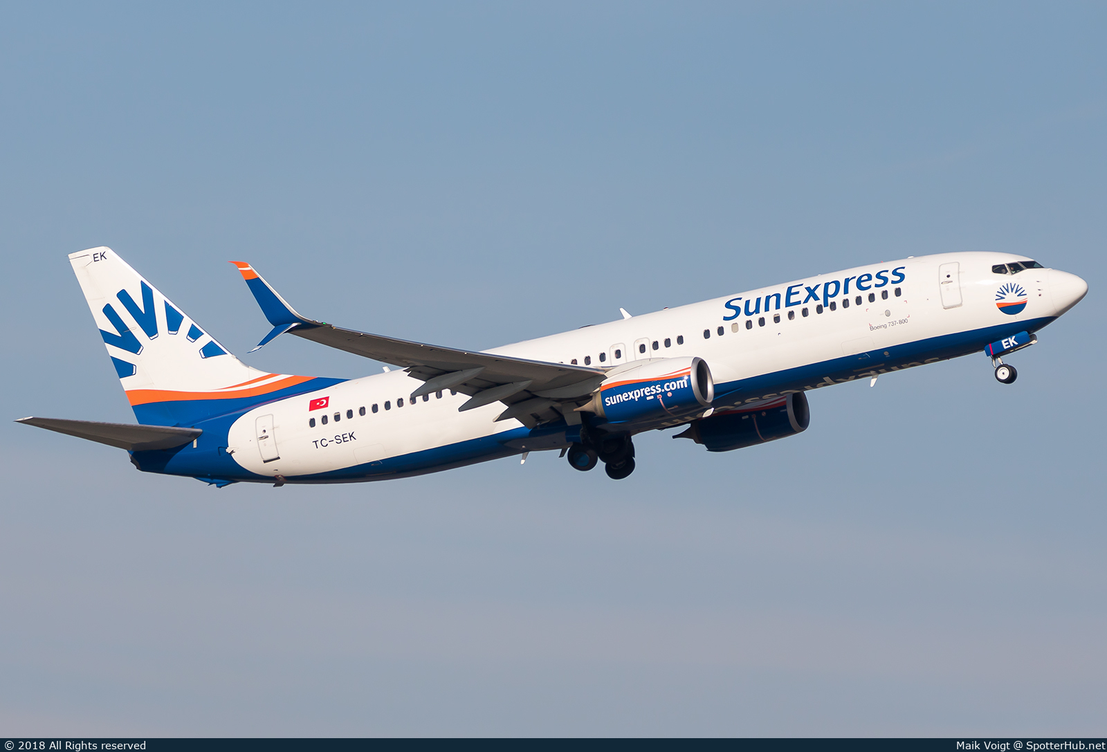 Photo of TC-SEK - Boeing 737-8HC operated by SunExpress