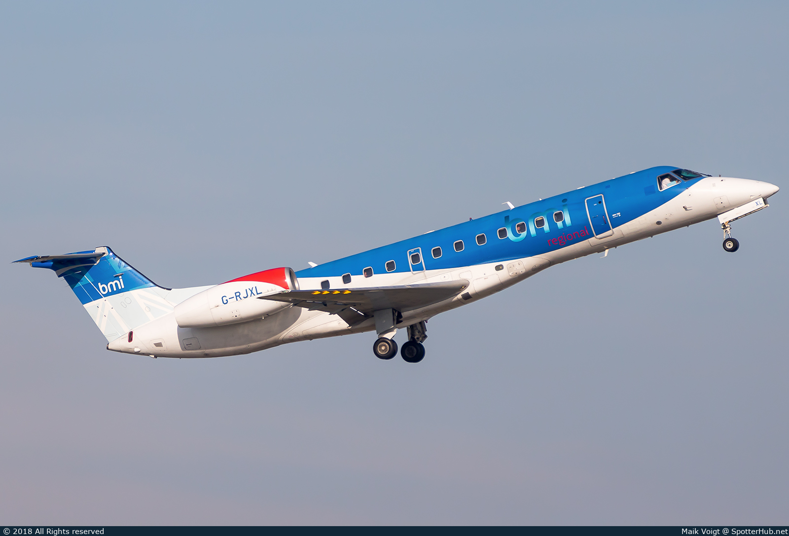 Photo of G-RJXL - Embraer ERJ-135ER operated by bmi Regional