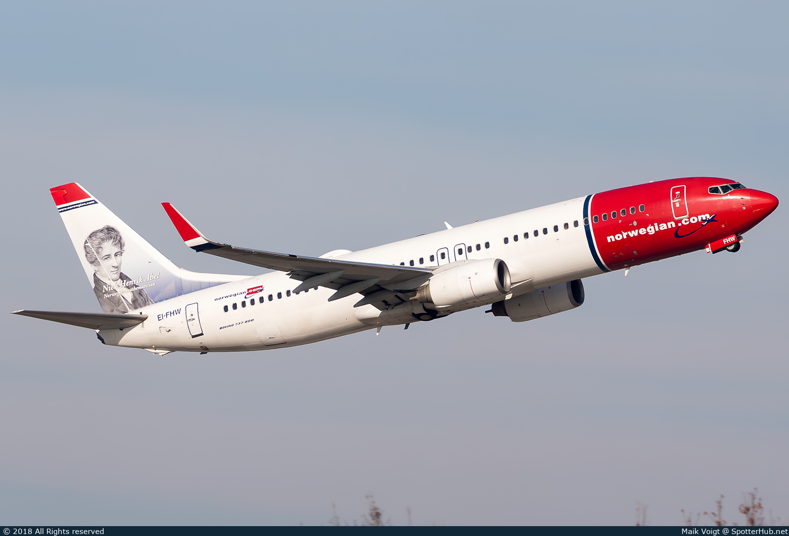 Photo of EI-FHW - Boeing 737-8JP operated by Norwegian Air International