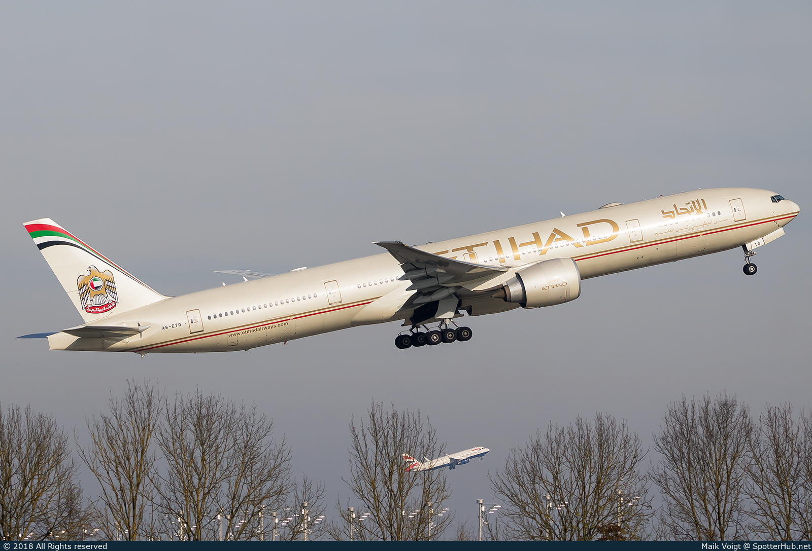 Photo of A6-ETO - Boeing 777-3FX(ER) operated by Etihad Airways