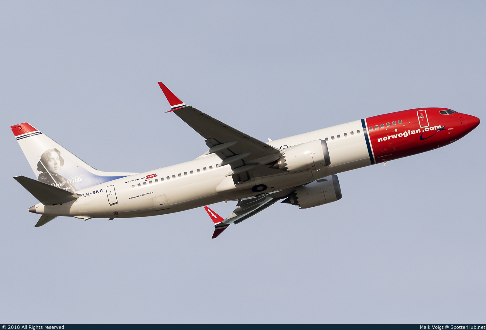 Photo of LN-BKA - Boeing 737 MAX 8 operated by Norwegian Air Shuttle