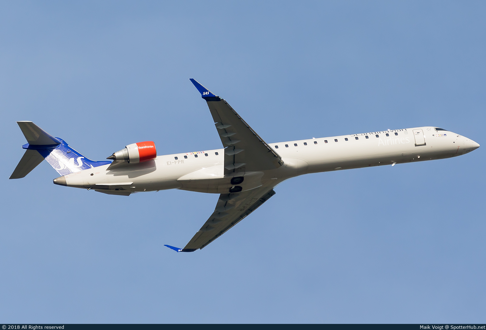 Photo of EI-FPR - Bombardier CRJ-900LR operated by SAS Scandinavian Airlines (opb CityJet)