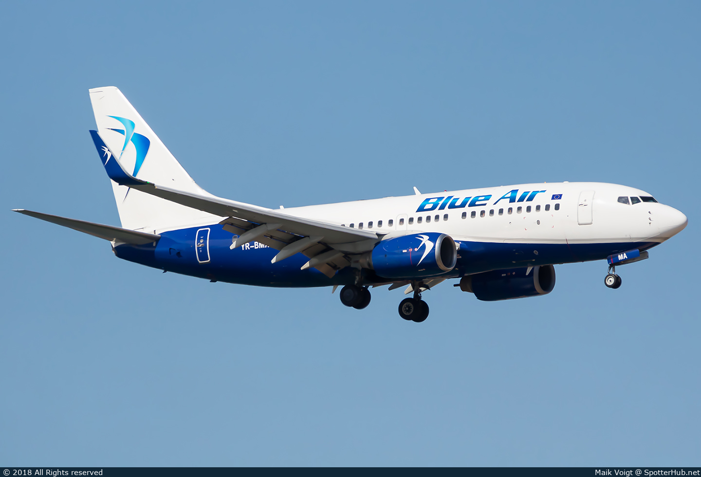 Photo of YR-BMA - Boeing 737-79P operated by Blue Air