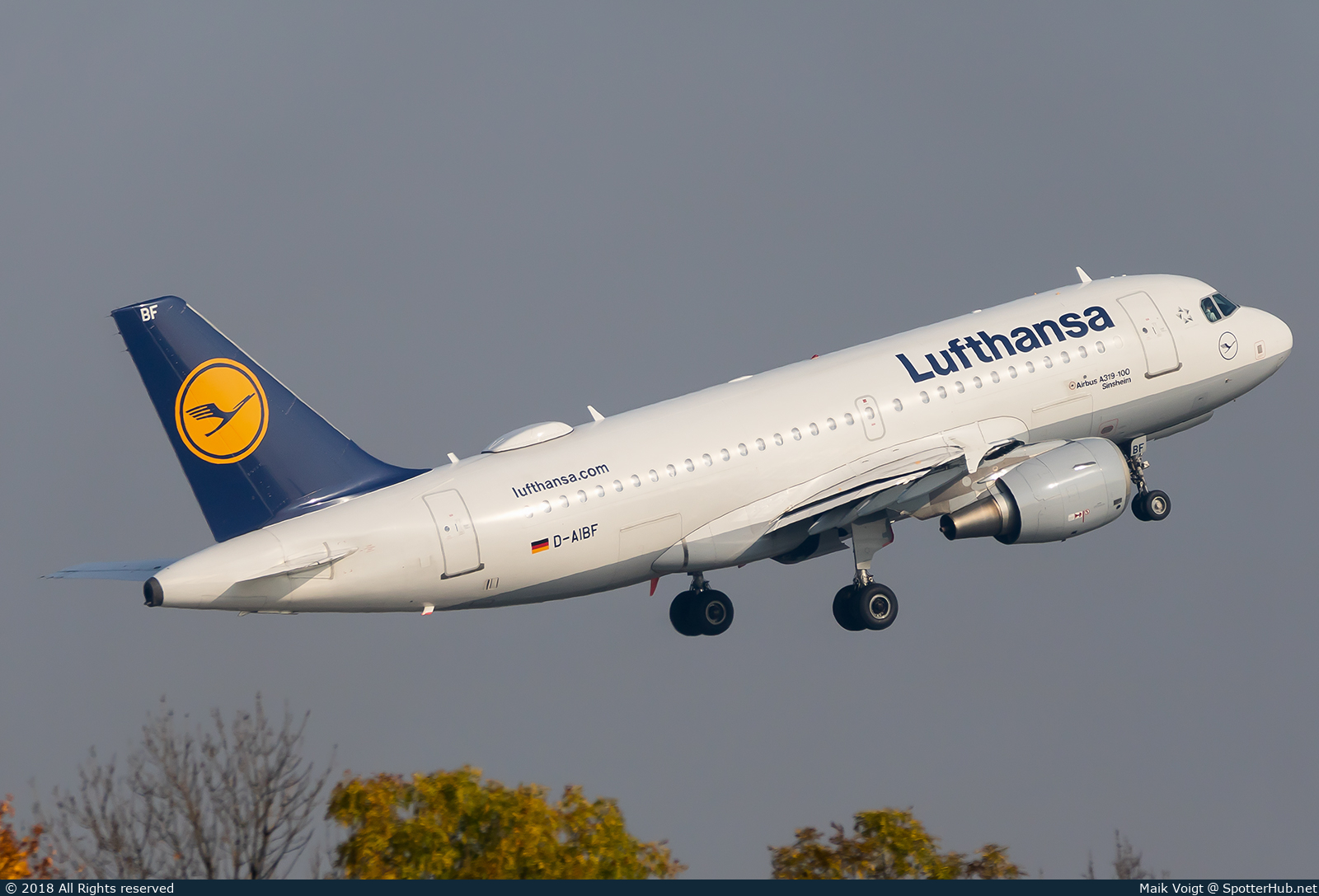Photo of D-AIBF - Airbus A319-112 operated by Lufthansa