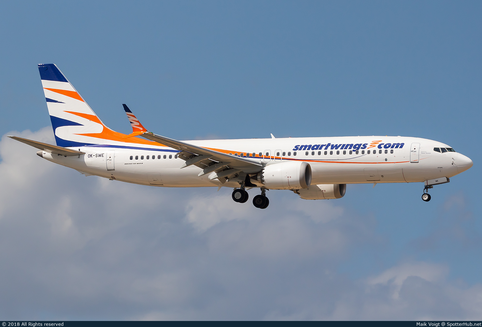 Photo of OK-SWE - Boeing 737 MAX 8 operated by SmartWings