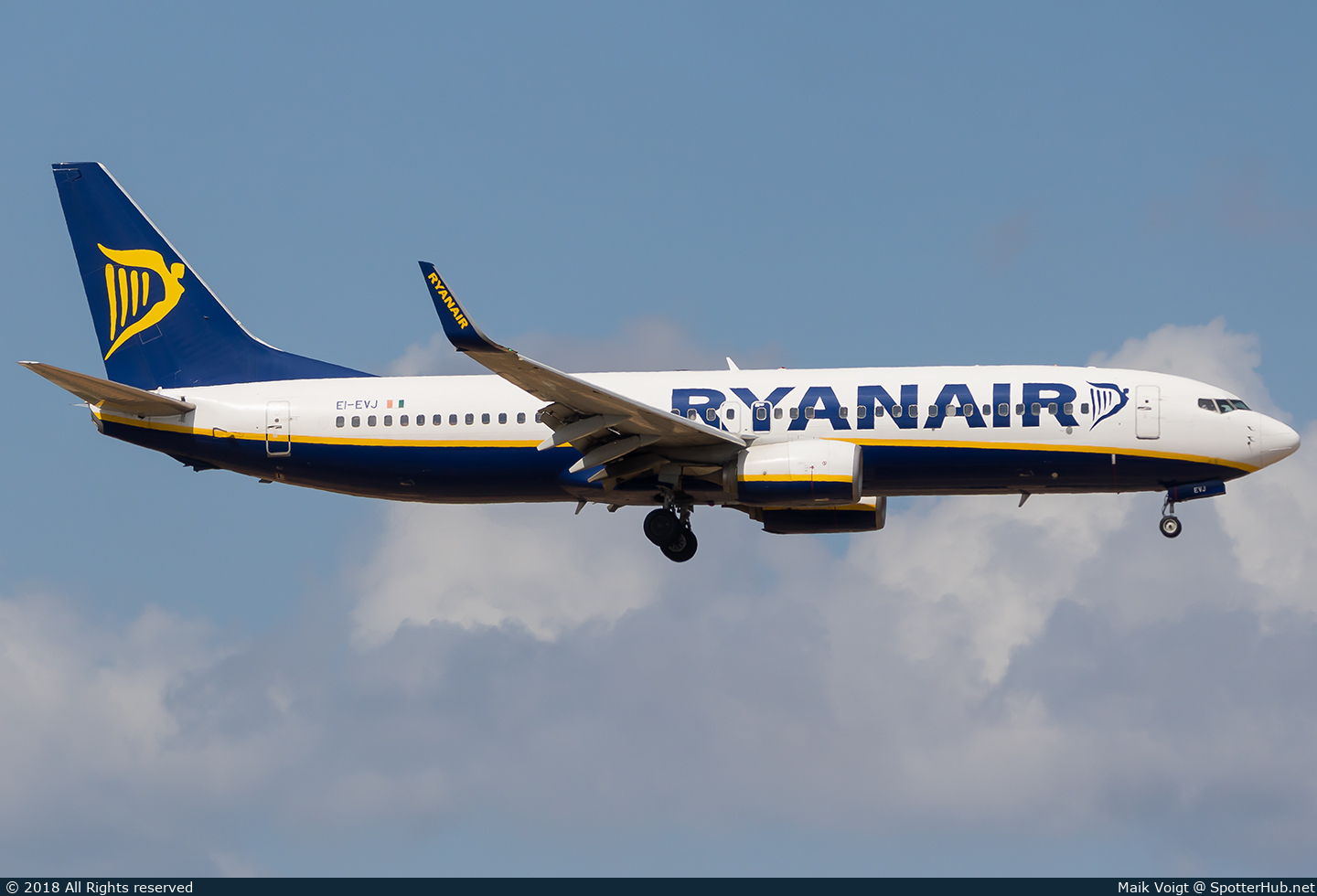 Photo of EI-EVJ - Boeing 737-8AS operated by Ryanair