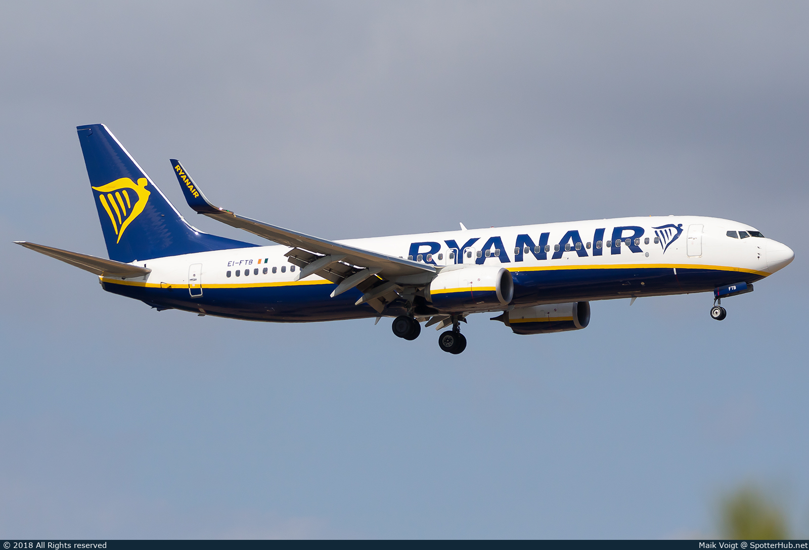 Photo of EI-FTB - Boeing 737-8AS operated by Ryanair