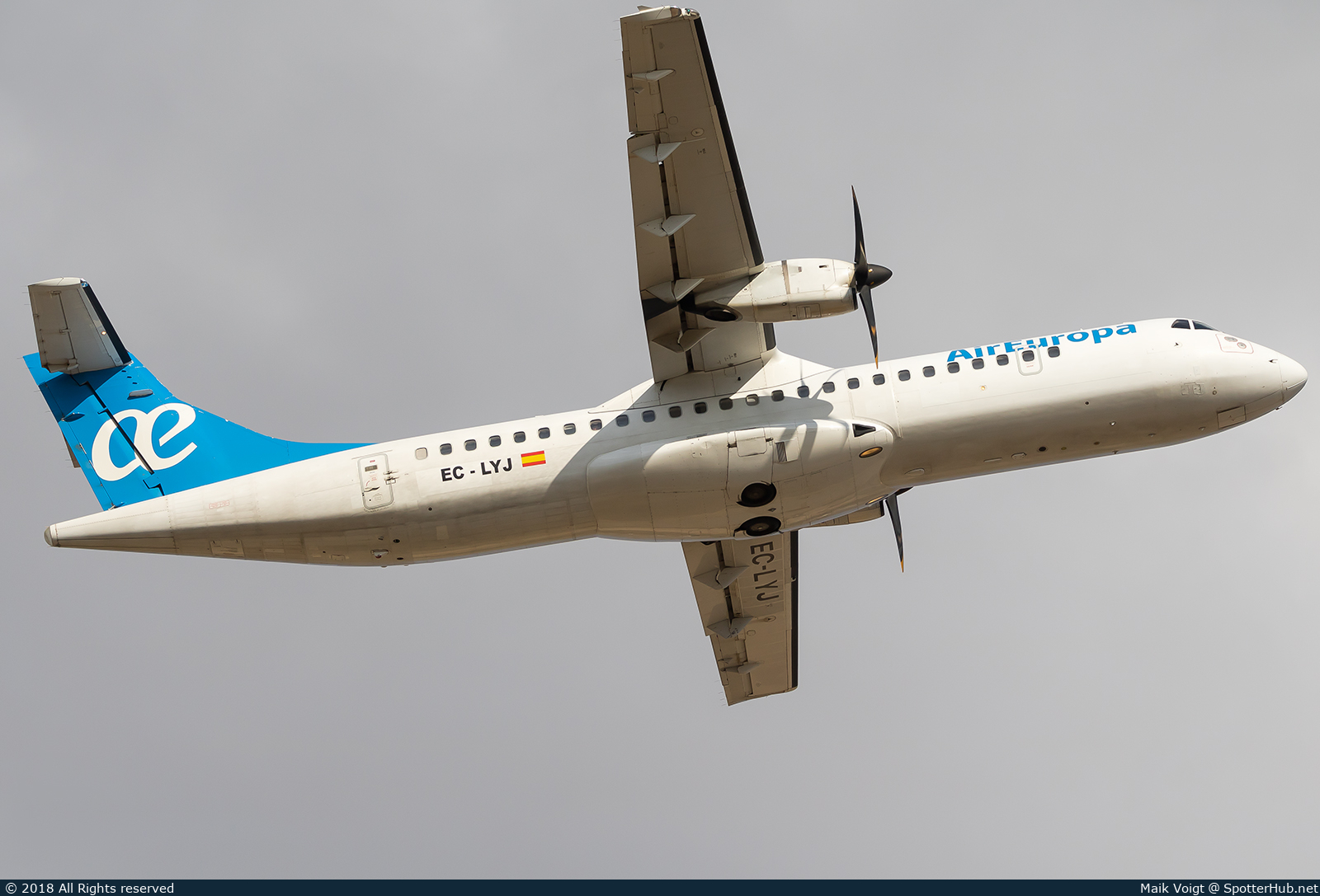Photo of EC-LYJ - ATR 72-500 operated by Air Europa (opb Swiftair)