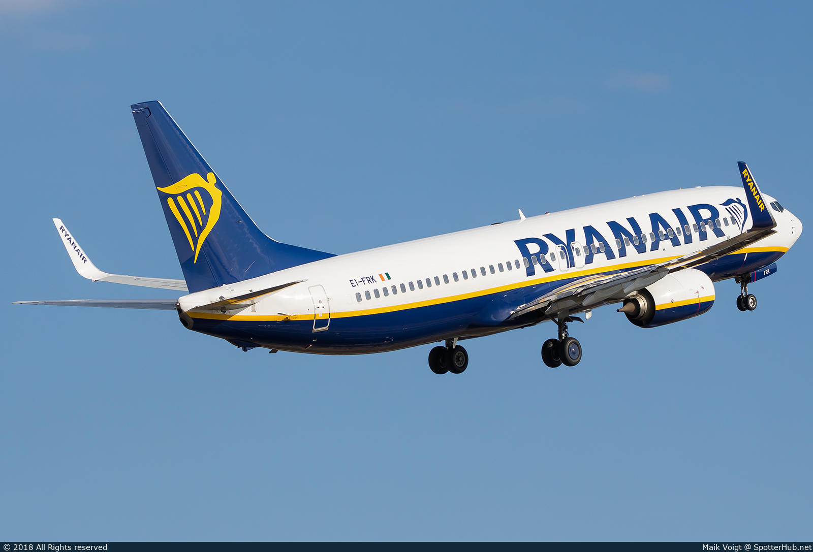 Photo of EI-FRK - Boeing 737-8AS operated by Ryanair