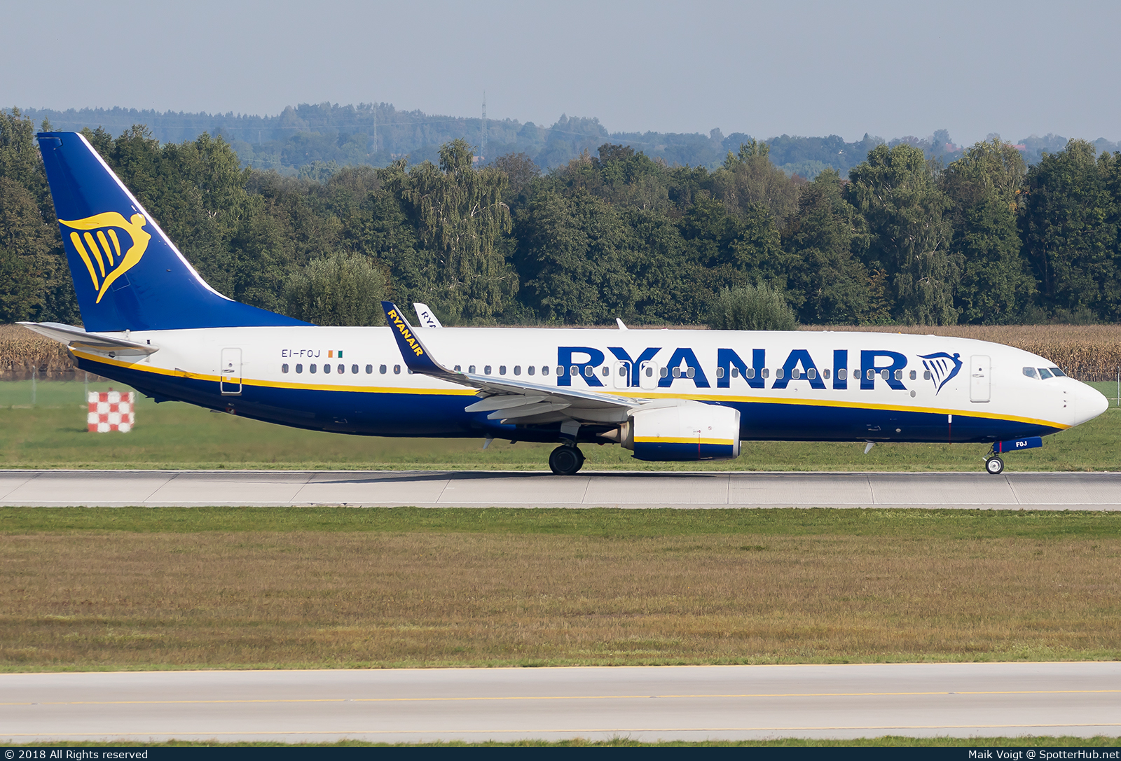 Photo of EI-FOJ - Boeing 737-8AS operated by Ryanair
