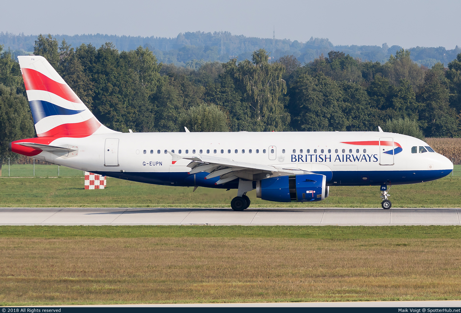 Photo of G-EUPN - Airbus A319-131 operated by British Airways