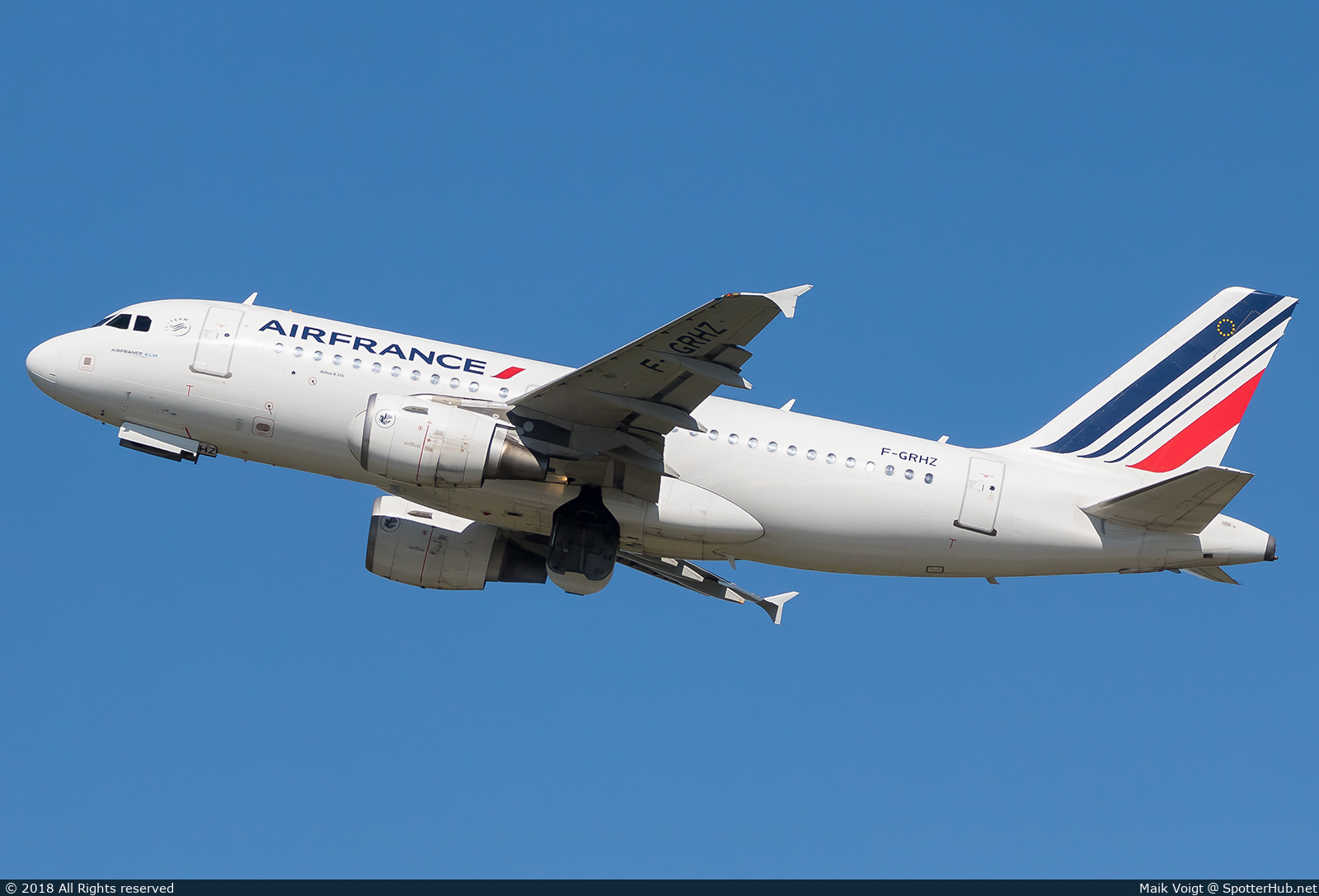 Photo of F-GRHZ - Airbus A319-111 operated by Air France