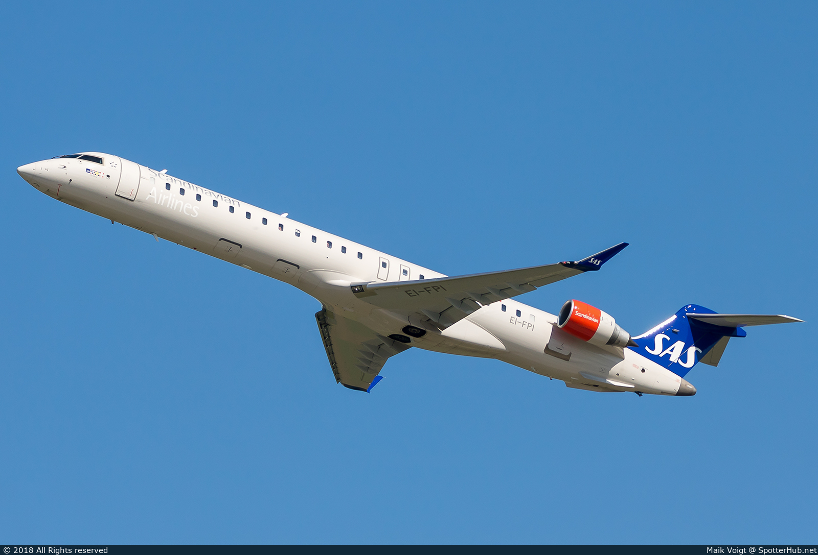 Photo of EI-FPI - Bombardier CRJ-900LR operated by SAS Scandinavian Airlines (opb CityJet)