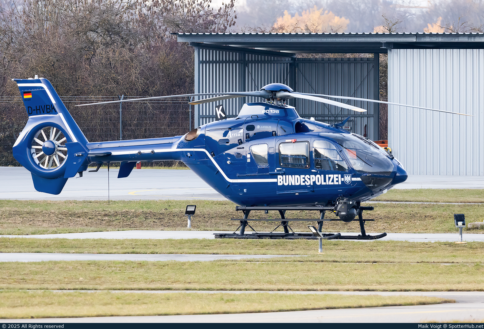 Photo of D-HVBK - Eurocopter EC135 T2+ operated by German Police - Bundespolizei