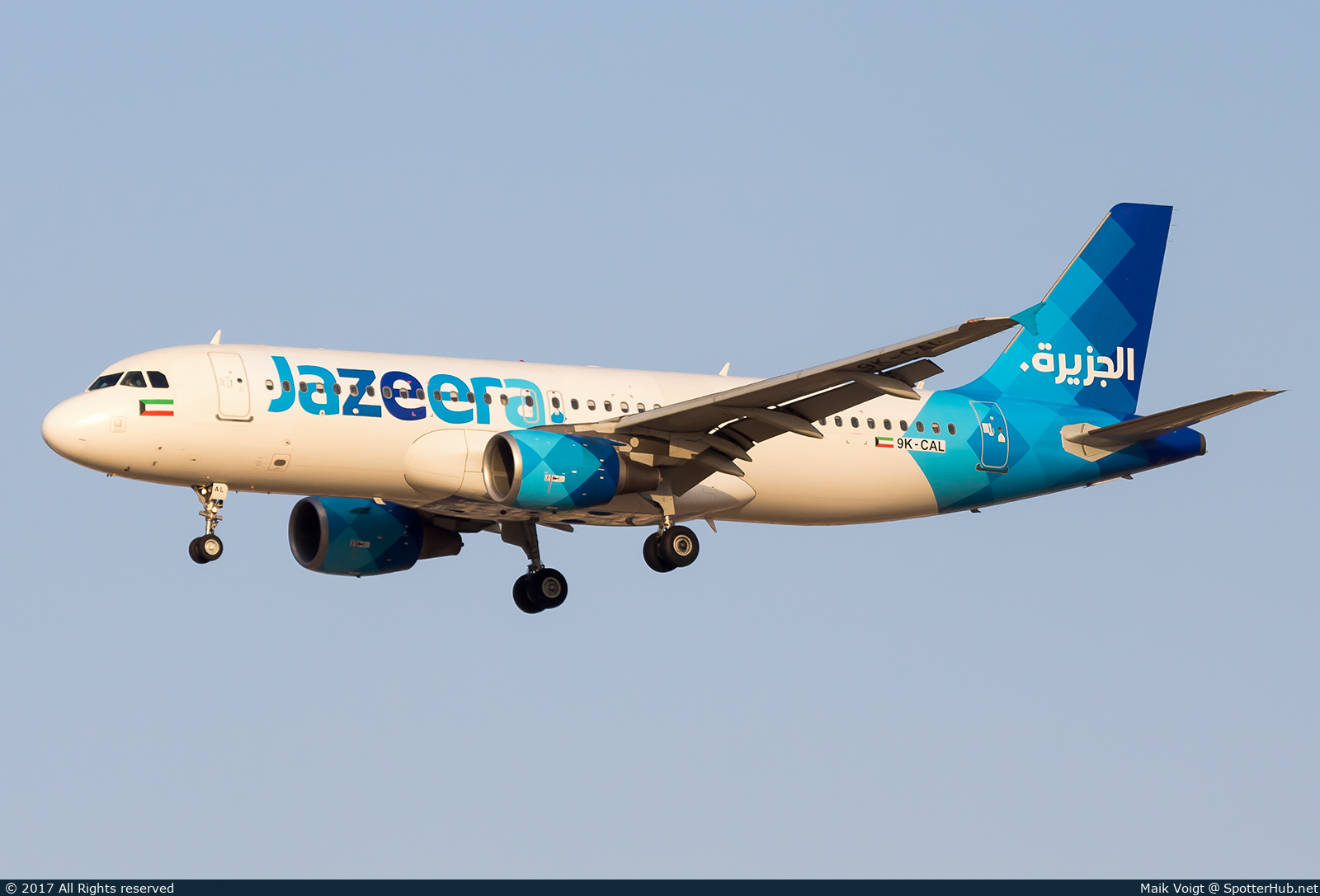 Photo of 9K-CAL - Airbus A320-214 operated by Jazeera Airways