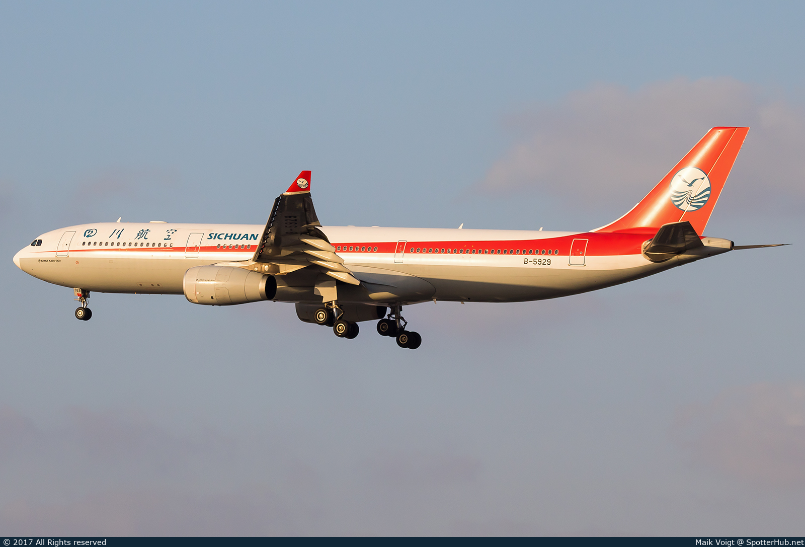 Photo of B-5929 - Airbus A330-343 operated by Sichuan Airlines